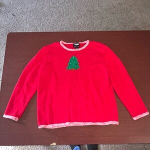 Designers Originals Red Sweater with Festive Design